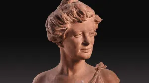 photo of plaster bust of Helen Clay Frick