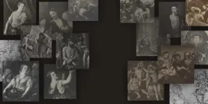series of images against a dark background